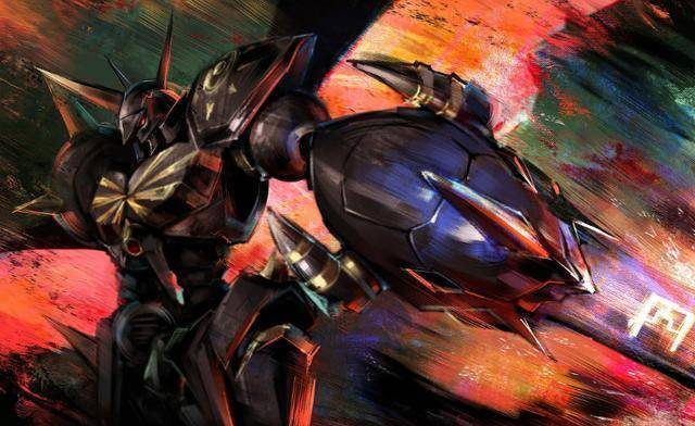 数码宝贝黑奥米加兽x废案设计公开迪亚波罗兽和帝皇龙甲兽的合体_形象