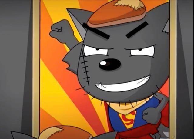 《喜羊羊与灰太狼》狼堡墙上都有谁的照片?