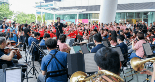 2023香港科学园快闪暨交响音乐会成功举办——香港社会各界同心同庆喜迎回归 