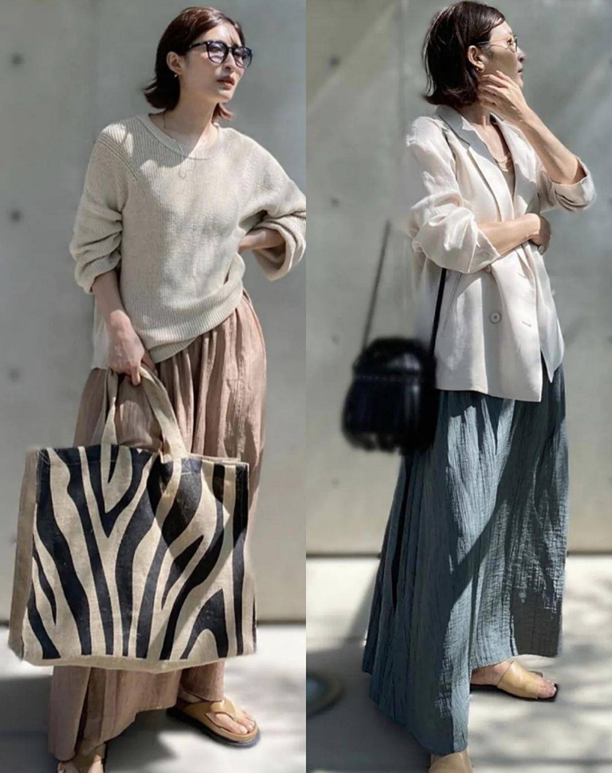 中年女性夏天穿衣不随意,学习国外家庭主妇的穿搭,简约舒适自然