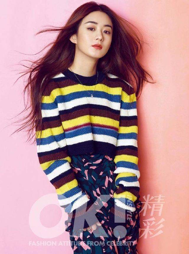 呆呆萌萌赵丽颖,就算年近三十也全身洋溢着纯真少女气息