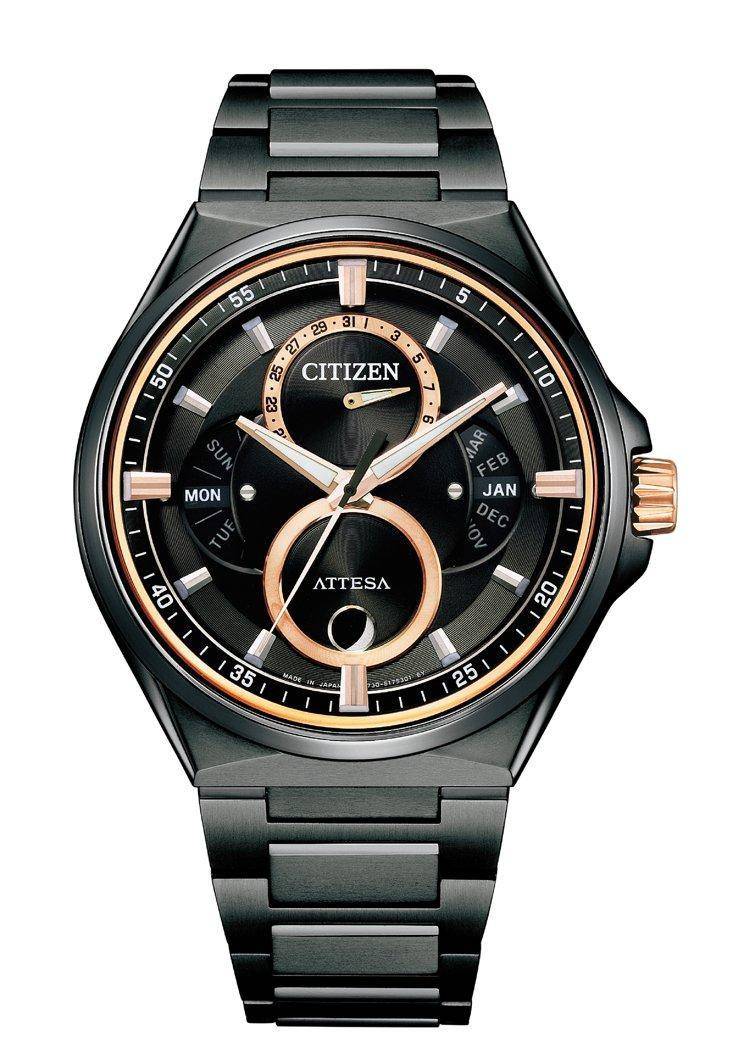 简约洗练感就是专属男人的帅气!citizen月相表形塑高级品味_表盘_动能