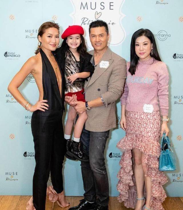 乐基儿挺5月孕肚与老公拍写真晒幸福,男方帅气有型是瑜伽高手!