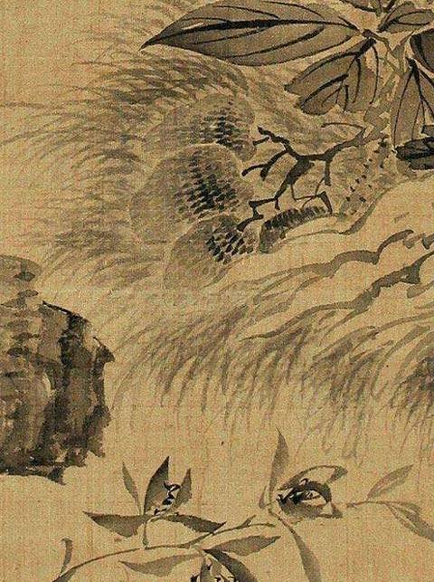 文人的审美情趣,明末福建莆田画家赵珣绘水墨《花果图》_创作_作品_大