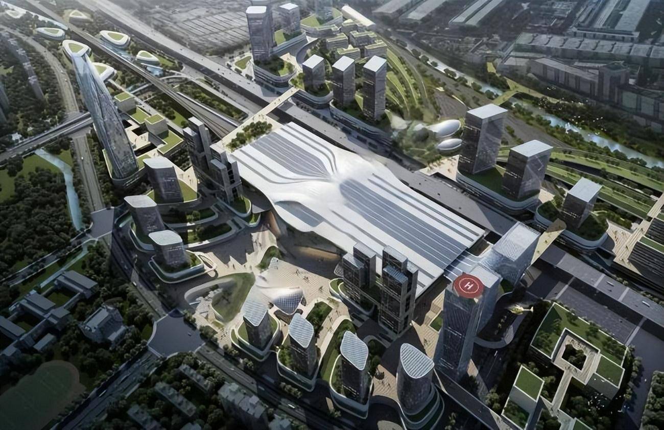 这座高铁站规模达8台18线,站房8万平米,将成为上海第四大火车站_宝山