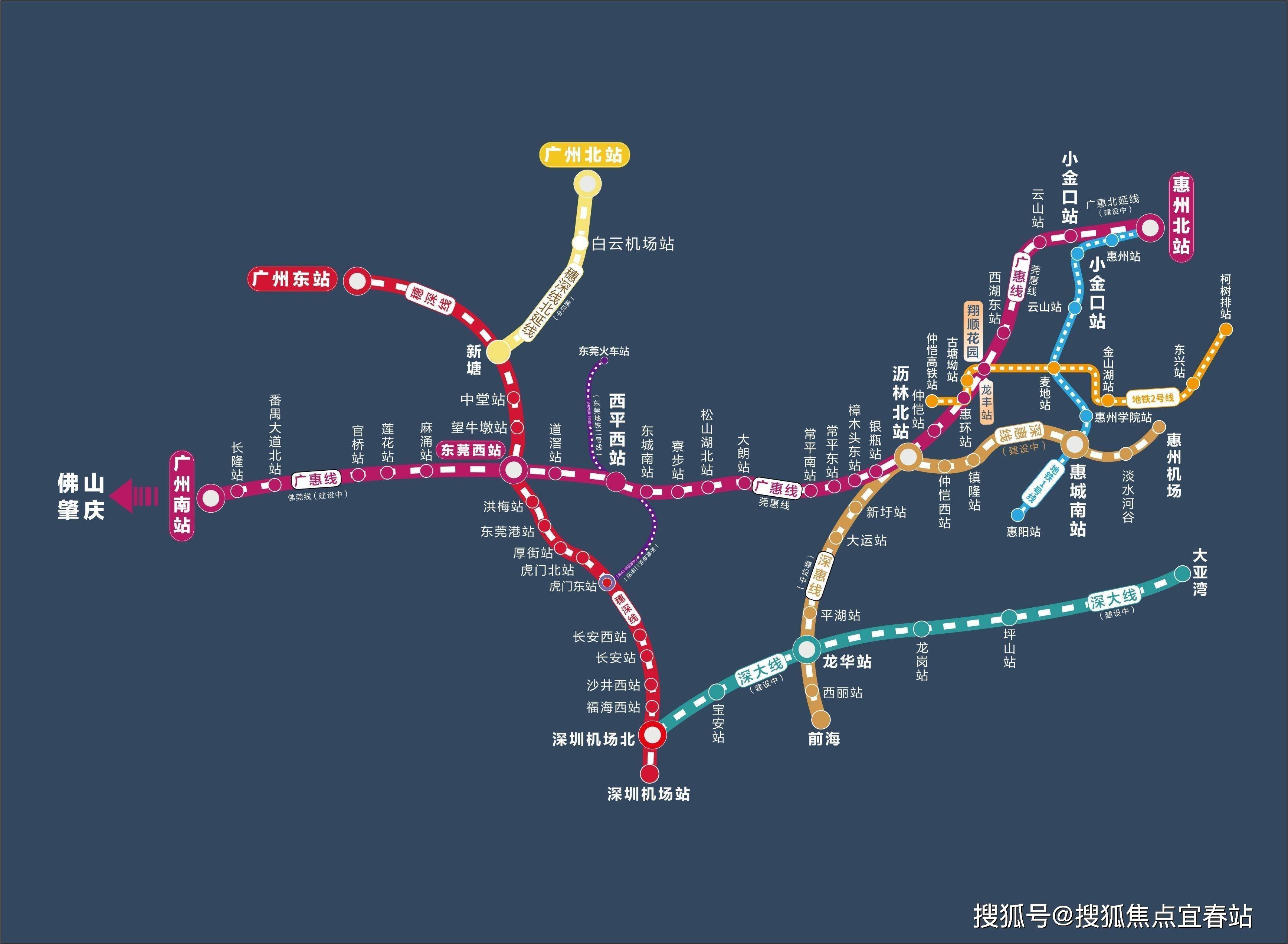 惠州地铁线路图 站点图片