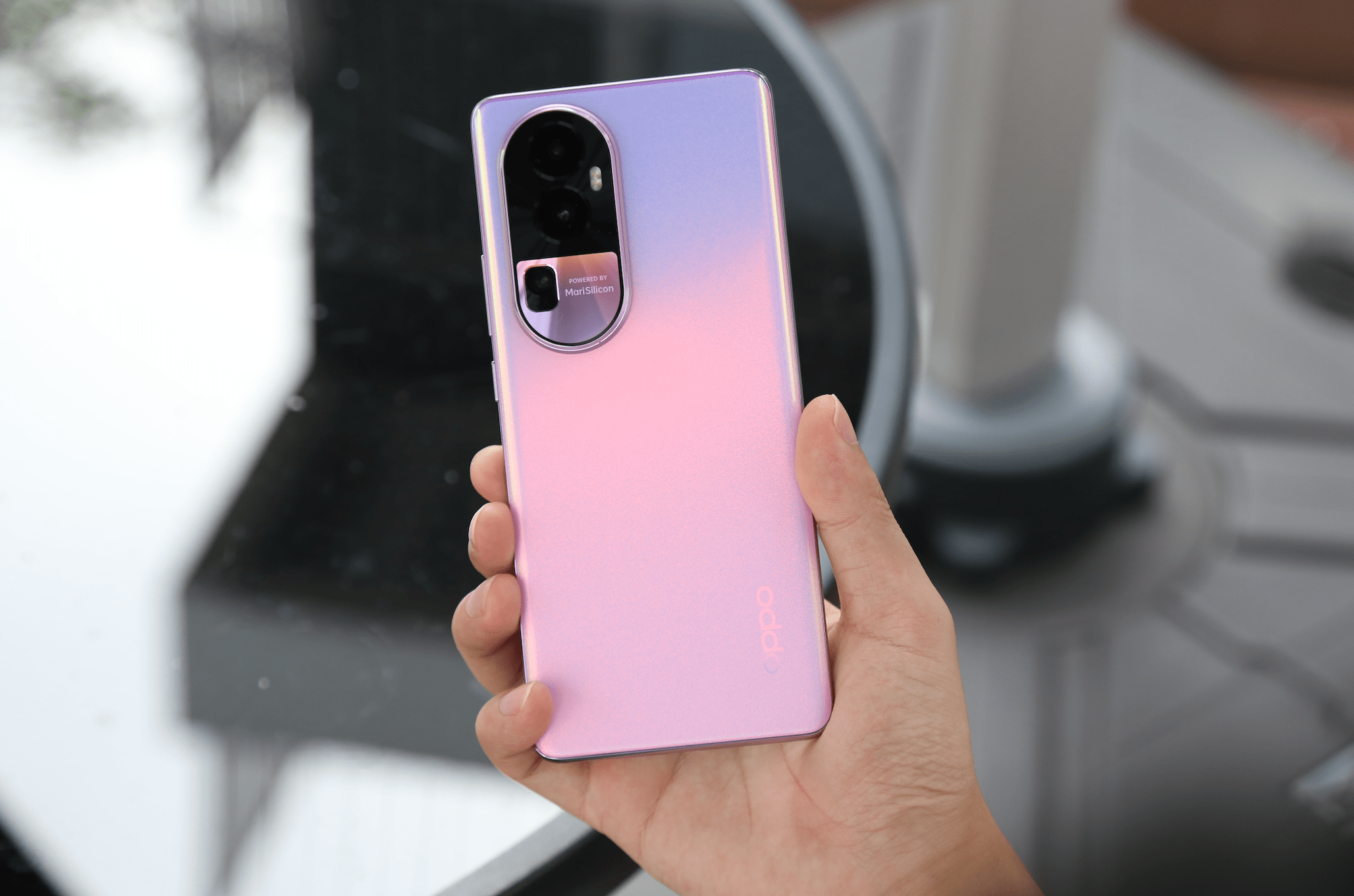 oppo reno10 pro上线全新星籁粉配色_手机_机身_设计