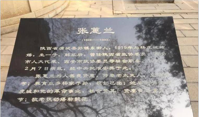 1993年杨虎城夫人去世,临终前提一"违规"请求,陕西政府:批准_蕙兰_侍