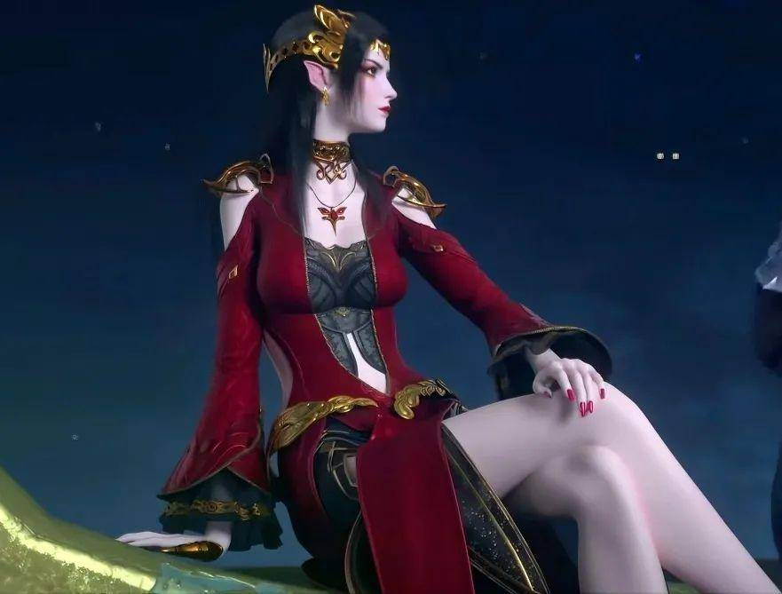斗破苍穹:美杜莎女王美如画4,纯欲天花板,残忍而且苛刻的女帝