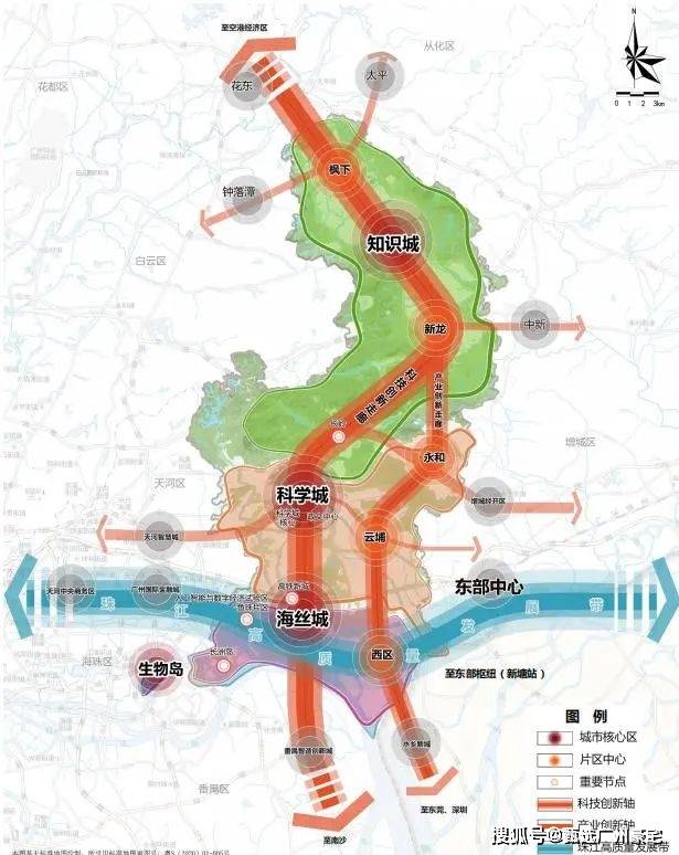 看完各區的2035規劃,我發現了廣州未來十年的黃金髮展軸線_走廊_天河