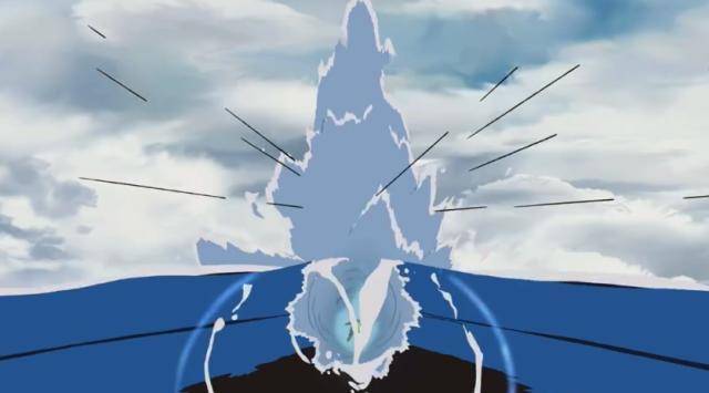 当时的鬼鲛身上没有任何武器,只有利用自身的水遁,如果当时大刀鲛肌没