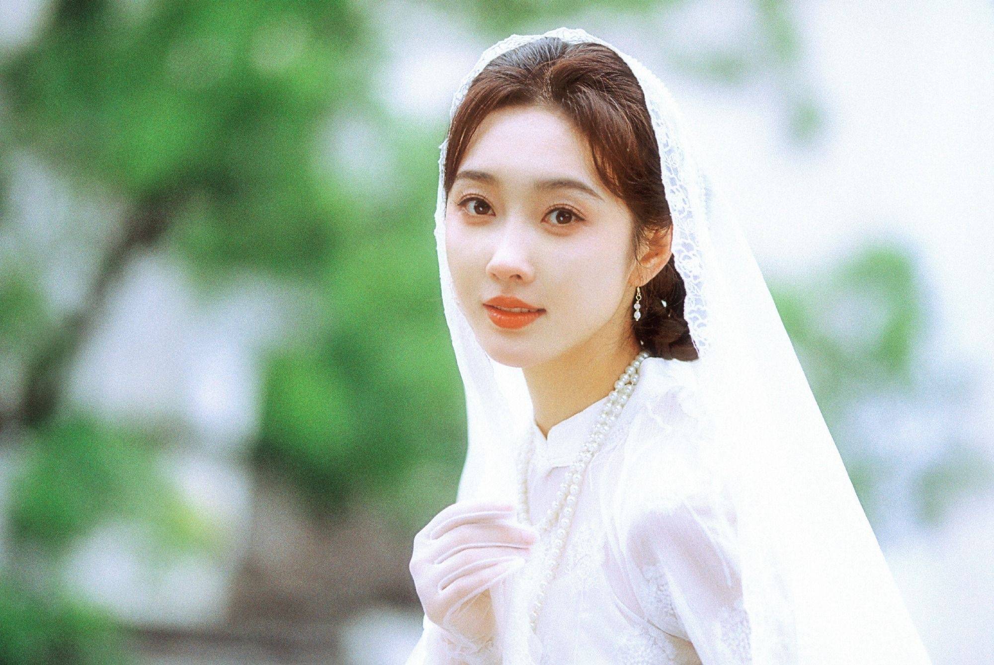 宣璐民国白色旗袍优雅性感写真_美人_一颦一笑_魅力