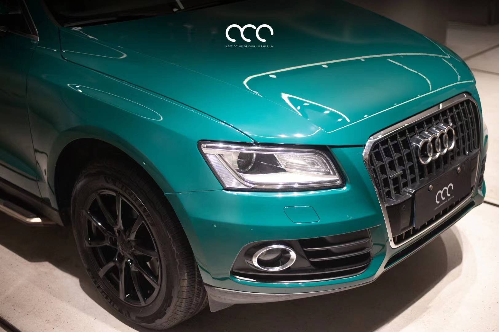 奥迪q5漫彩改色膜地狱绿,展现华贵与高雅_搜狐汽车_搜狐网