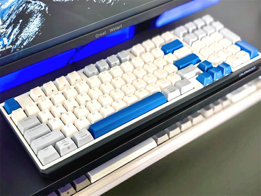 杜伽K615w 97键机械键盘实测:晶莹剔透的背后是满满幸福感