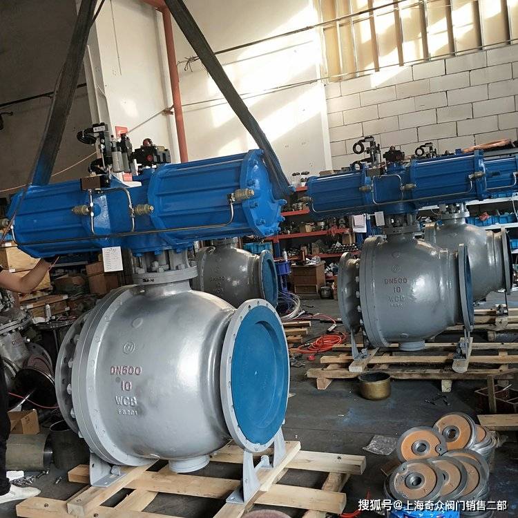 气动偏心半球阀 双偏心碳钢材质 大口径 pbq640f-16c