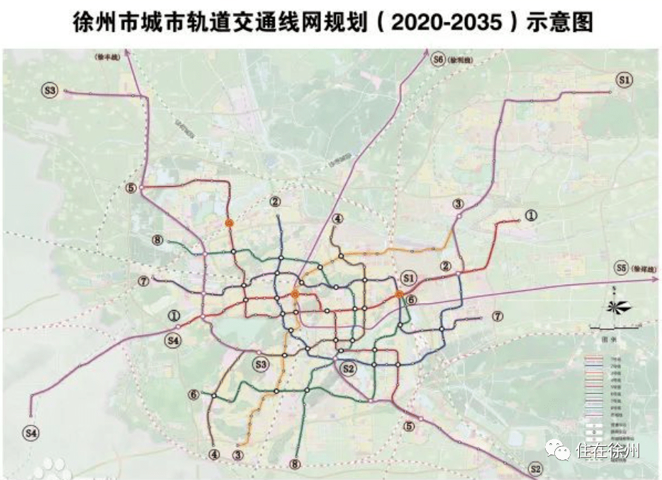 "8 6"这个第三轮规划通过审查_徐州地铁_徐州市_线网