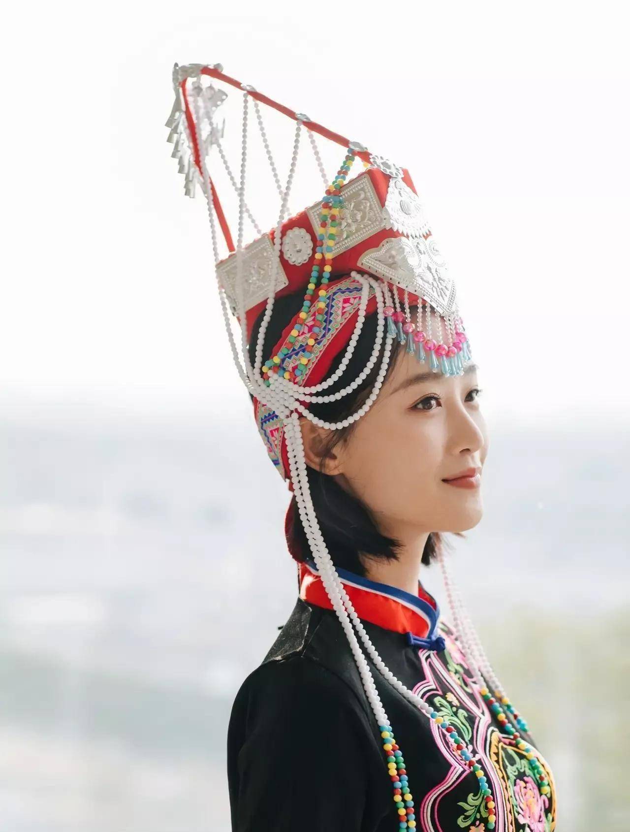 蓝盈莹,原凤凰传人,畲族少女_漂亮_少数民族_孙俪