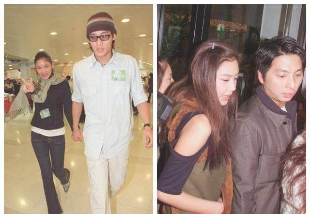 2000年,与李嘉欣的前男友,模特儿陈平治(perry)拍拖(左图);2003年与有