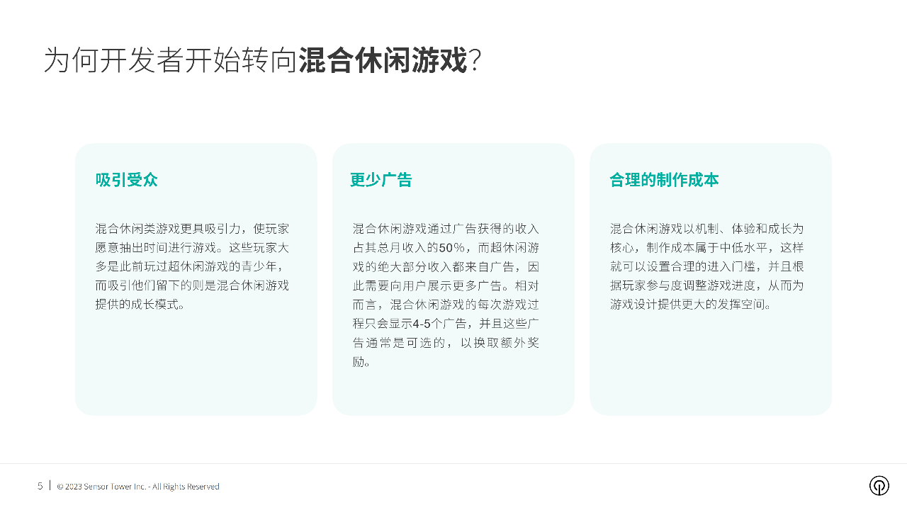 32頁|2023混合休閒遊戲市場分析和開發指南(附下載)