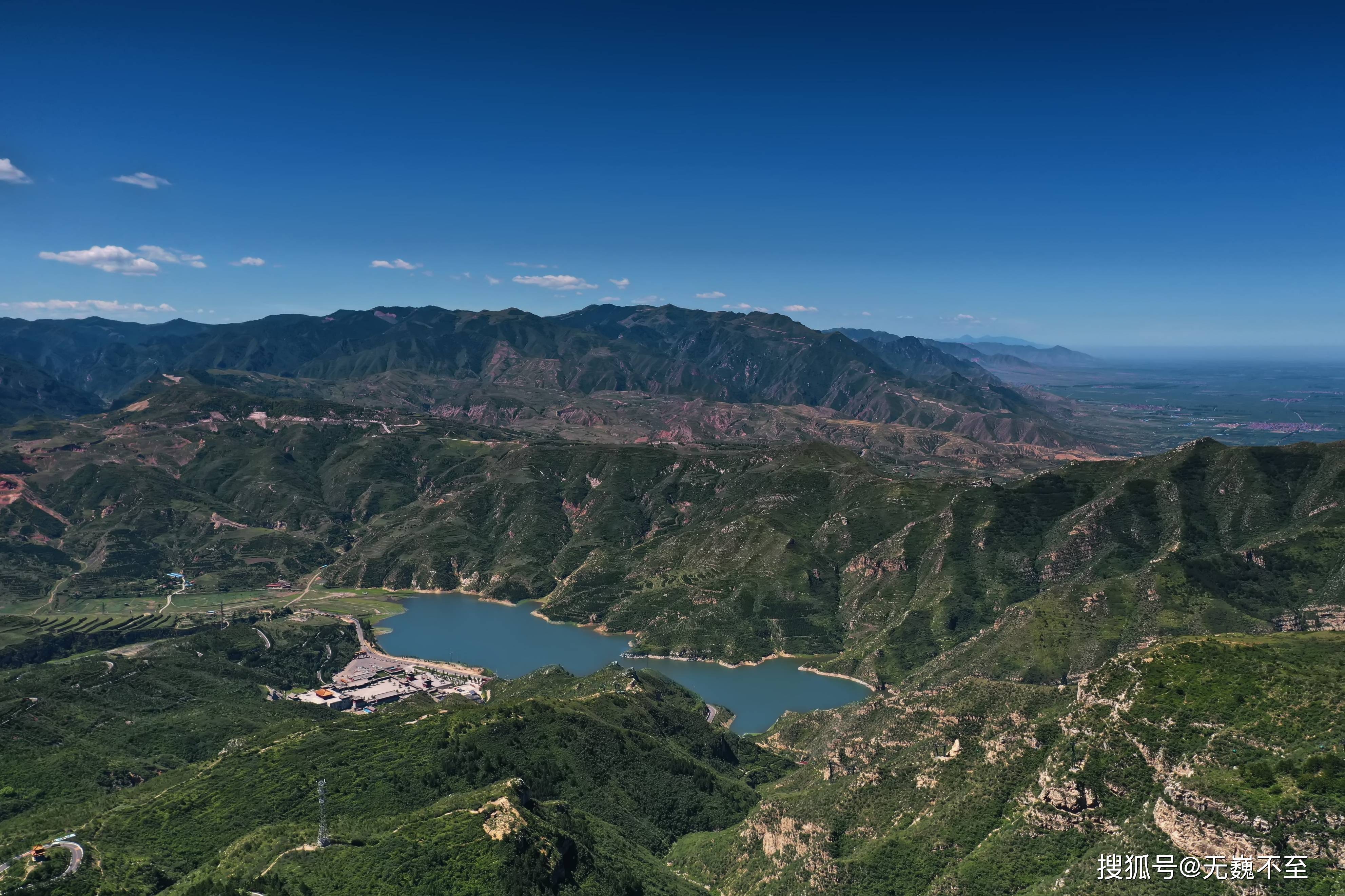 北岳恒山 全景图图片