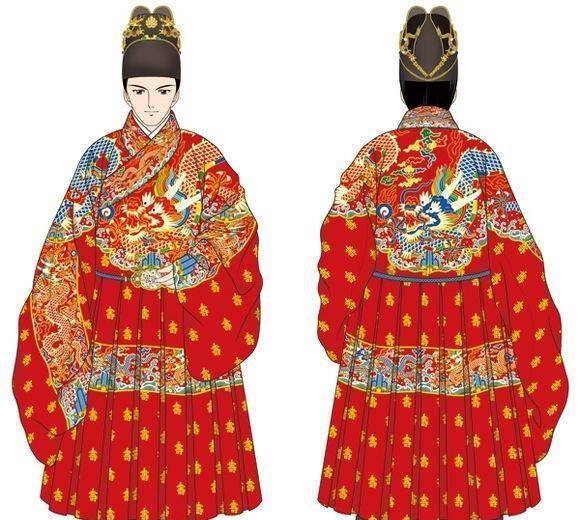 科普:明朝赐服"龙袍,蟒袍,飞鱼服,斗牛服,麒麟服的区别"_爪子_牛角