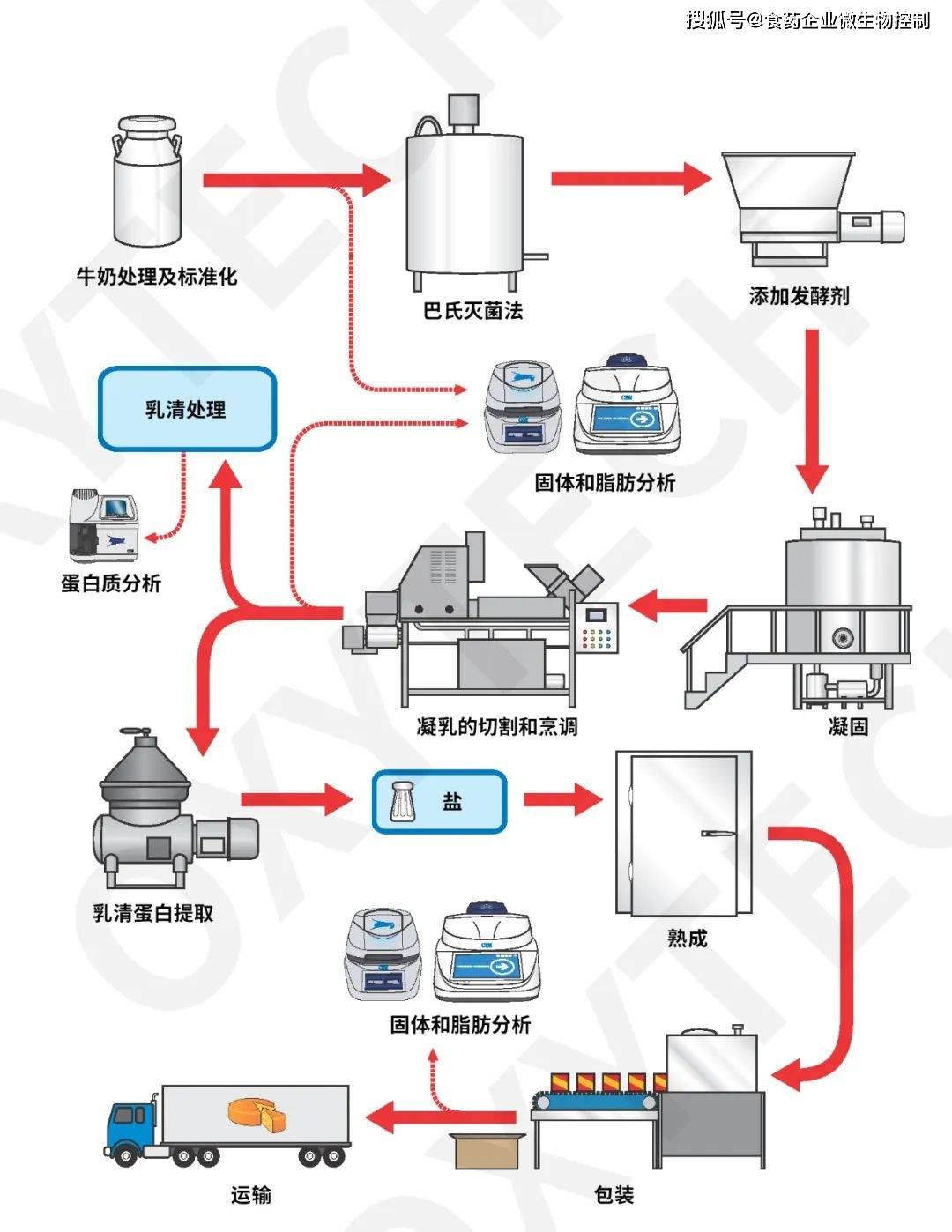 当然,奶酪发酵也存在着一些致病细菌,如果被人类食用可能会对人体造成