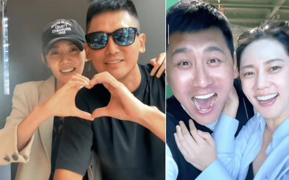 秋瓷炫元旦晒老公视角,小腹隆起好似怀二胎,儿子正脸曝光颜值高_网友