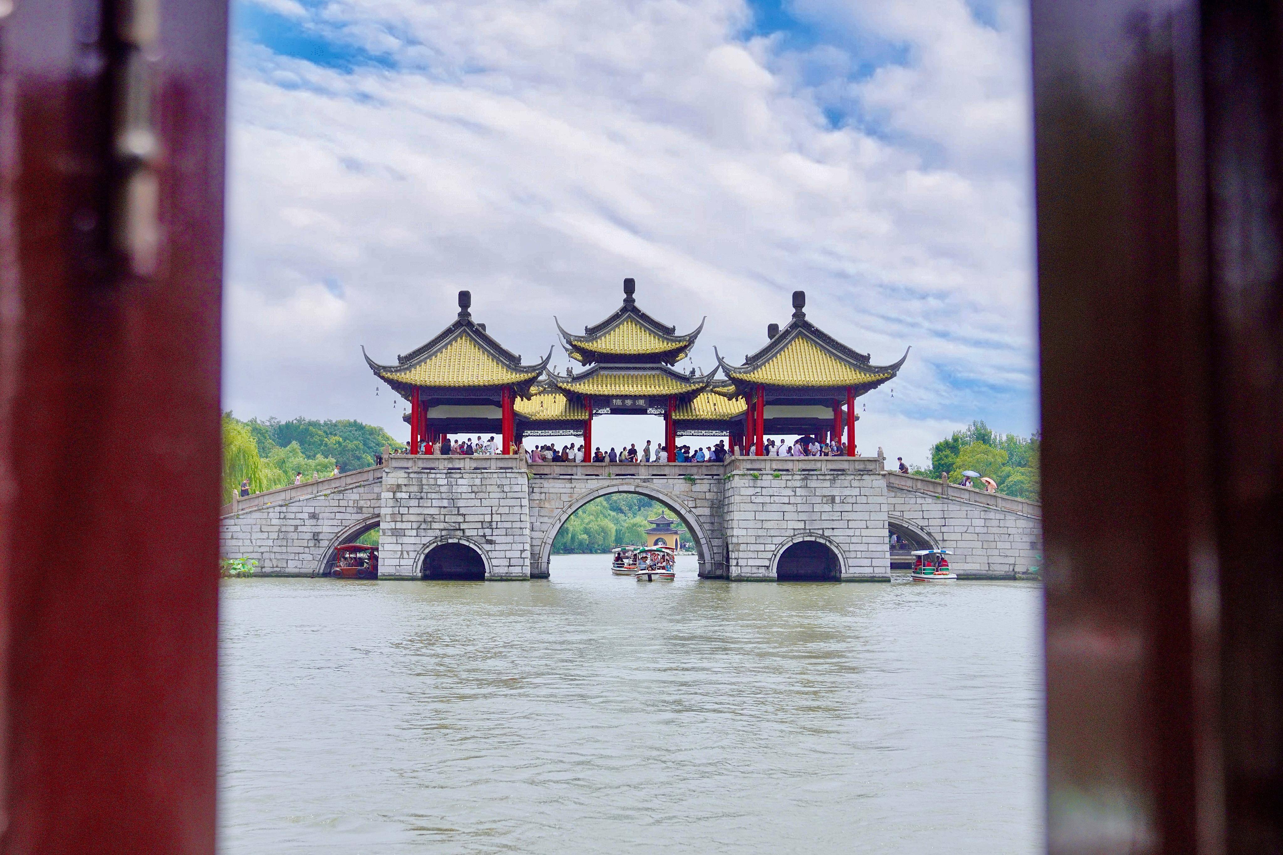 扬州瘦西湖桥图片