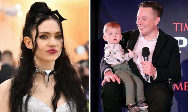 抱1岁儿子见巨富老爸,疑似复合_格莱姆斯_带着_婚礼