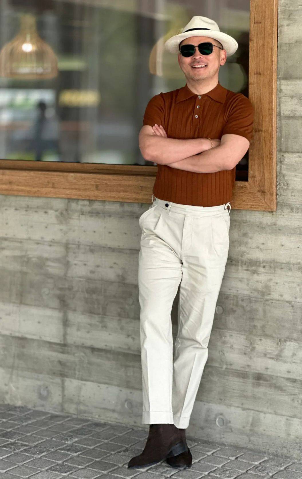 真正有格调的中年男人，夏天不会穿大裤衩出门，看素人街拍就明白_搜狐网