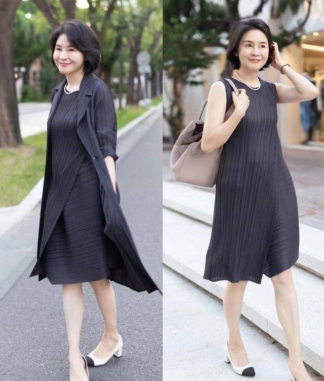 50岁左右的女人,夏季可以尝试这几种搭配,造型越简单越提气质
