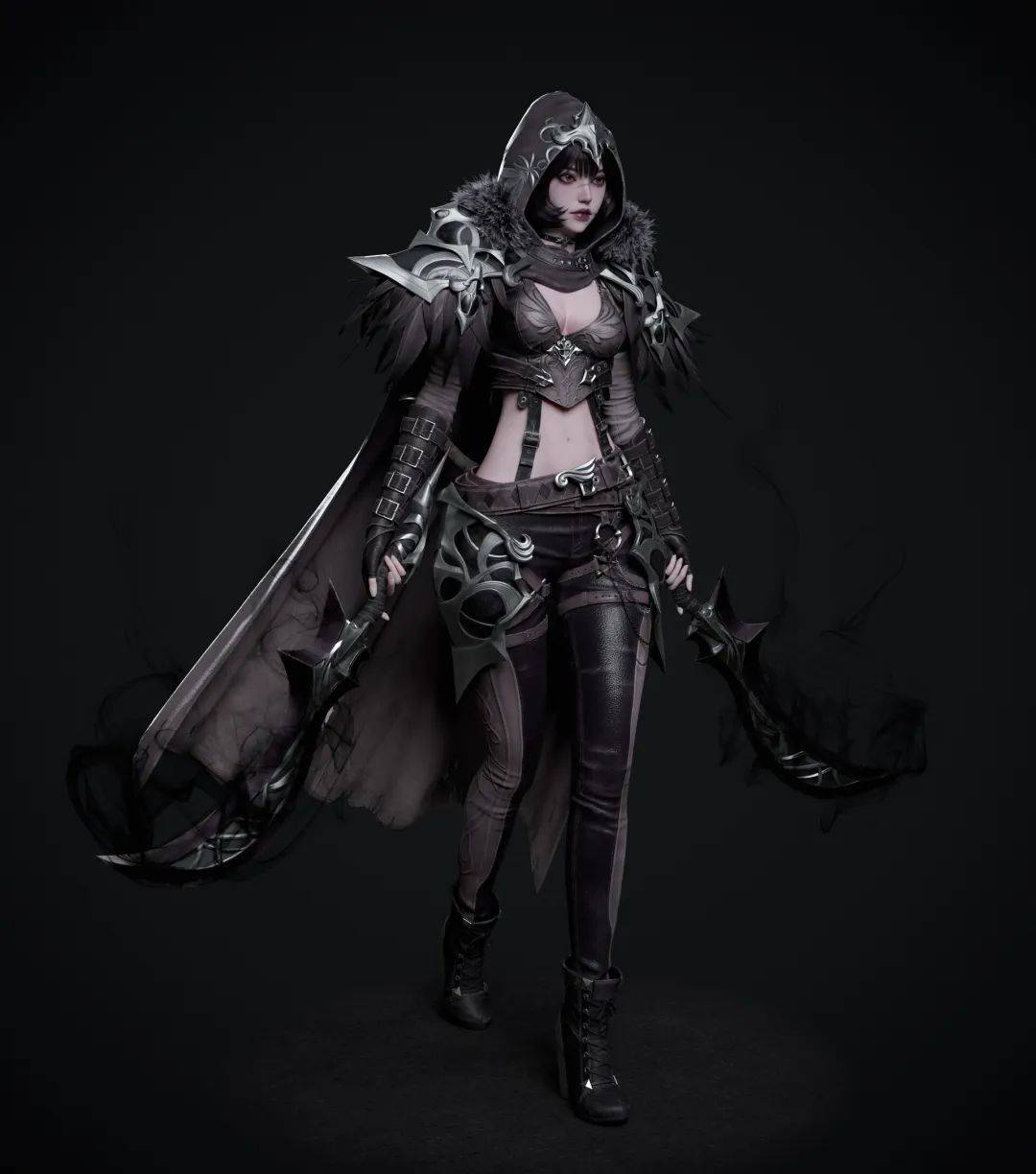 破坏神4高级角色艺术家,负责了部分设计/概念,高多边形雕塑,游戏模型