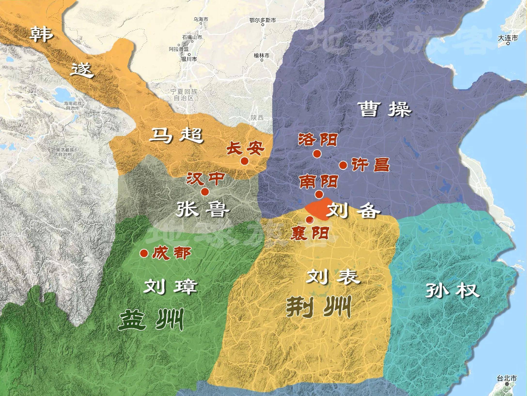 刘备从汝南直接去上庸,估计就能一统天下了!可惜了_荆州_曹操_益州