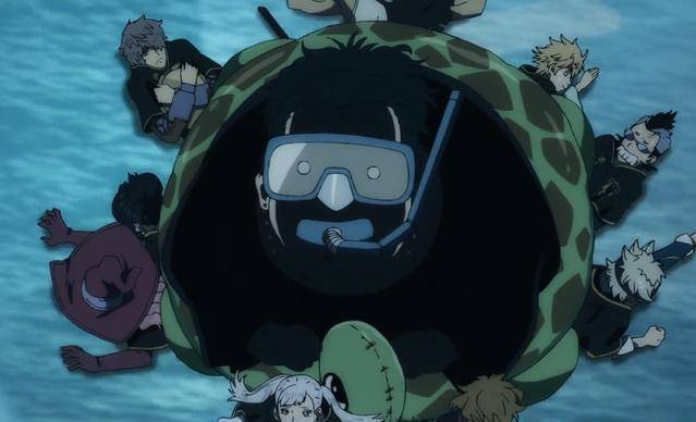 b站黑色四叶草42话:骑士团组队刷海底神殿,恰米可爱不输血小板_游戏