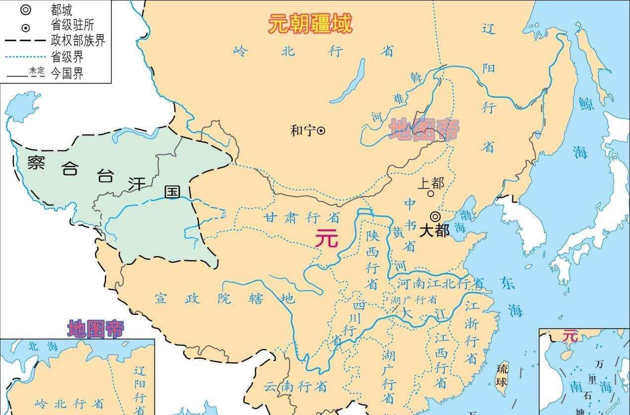 成吉思汗当初建立的蒙古帝国,放到现在,是包含了哪些国家?