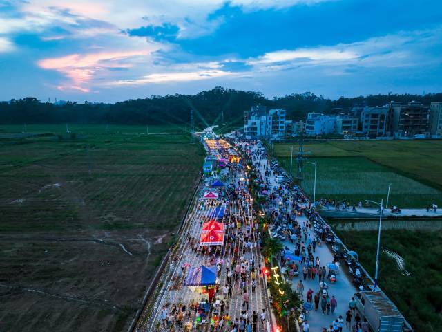 化州那务夜市"烟火气"旺,点亮乡镇"夜经济!_乡村_那务镇_土特产