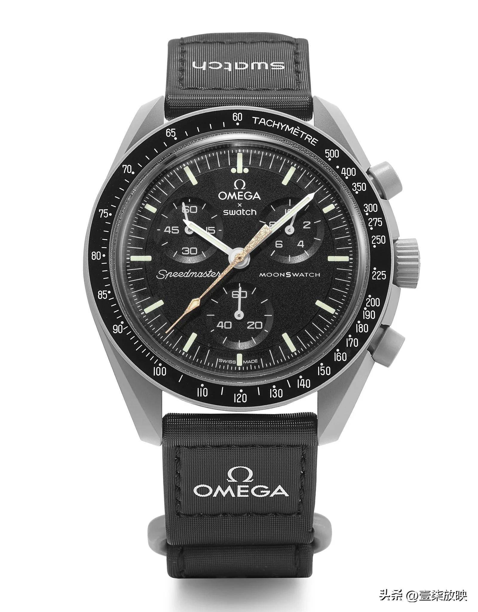 腕表赏鉴omega 月光金指针联名腕表_swatch_满月_秒针