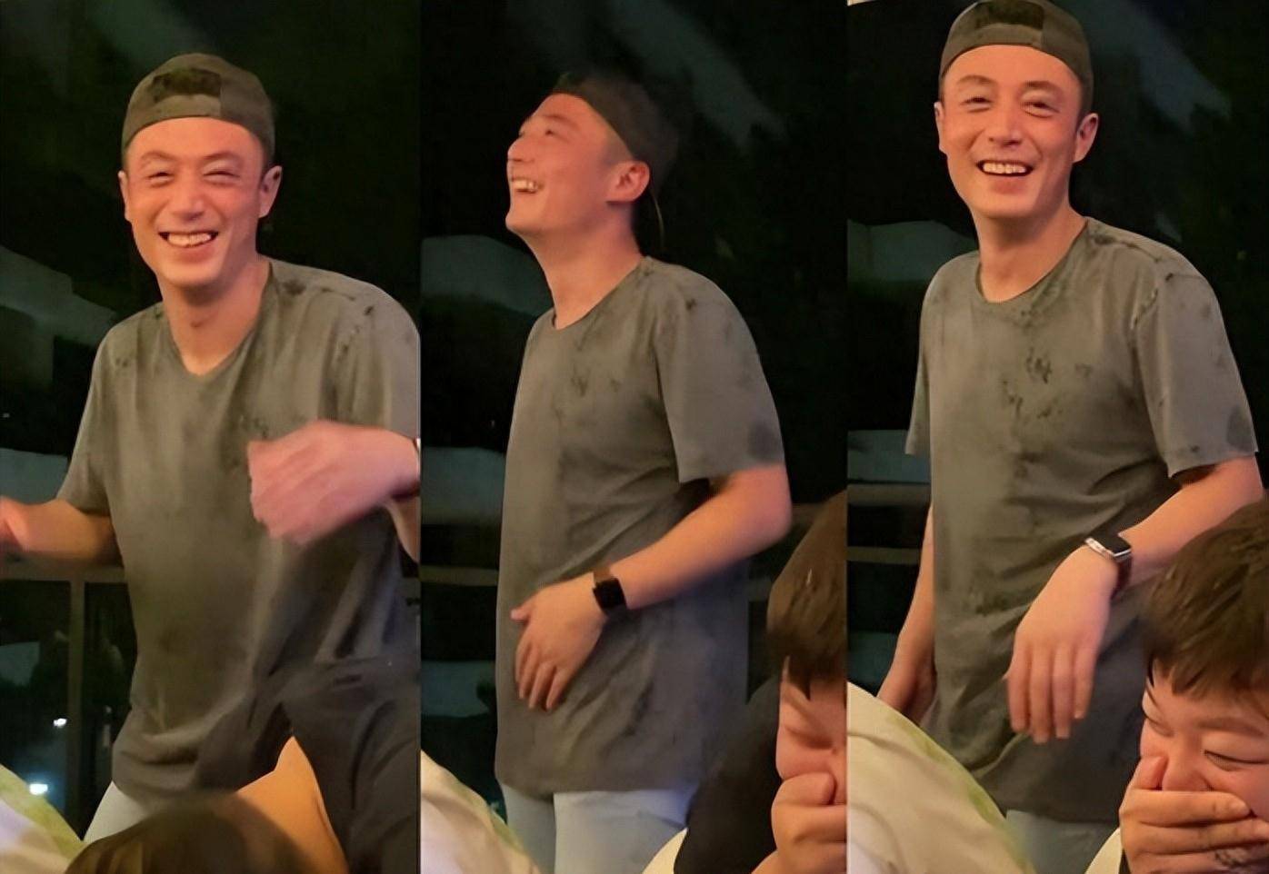 霍建华带女儿与圈内好友聚餐,小海豚玩滑滑梯露正脸,像极了妈妈