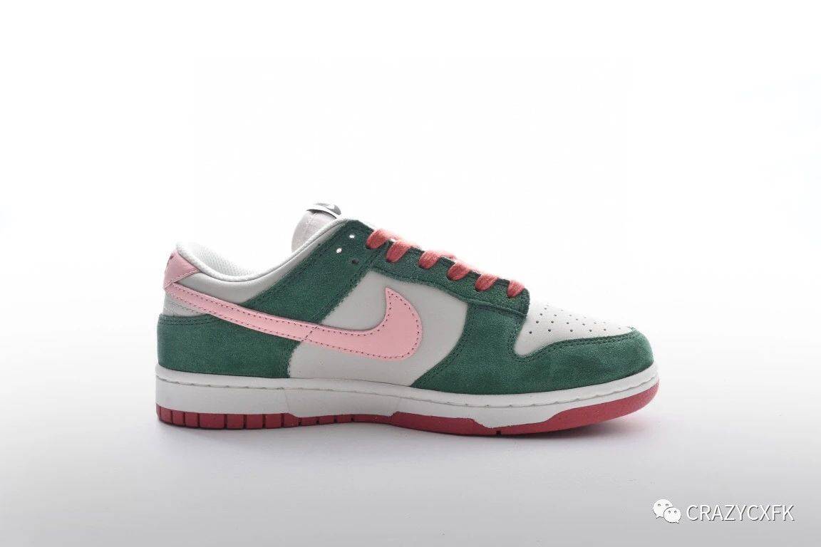 耐克nike sb dunk low all petals united 粉绿鸳鸯低帮板鞋_鞋材