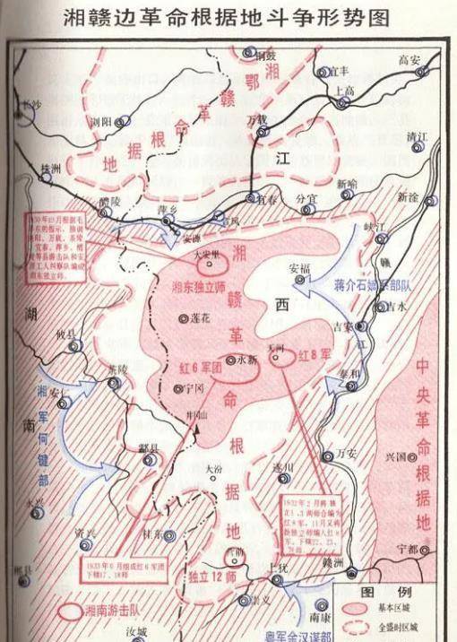 也称湘赣苏区,是土地革命战争时期继井冈山革命根据地之后,在湘赣边界
