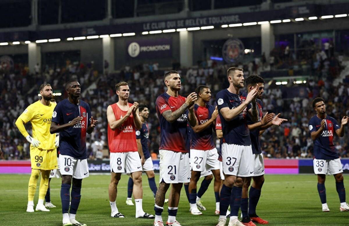 法甲联赛第2轮: 巴黎客场1-1战平图卢兹,新赛季遭遇两连平!