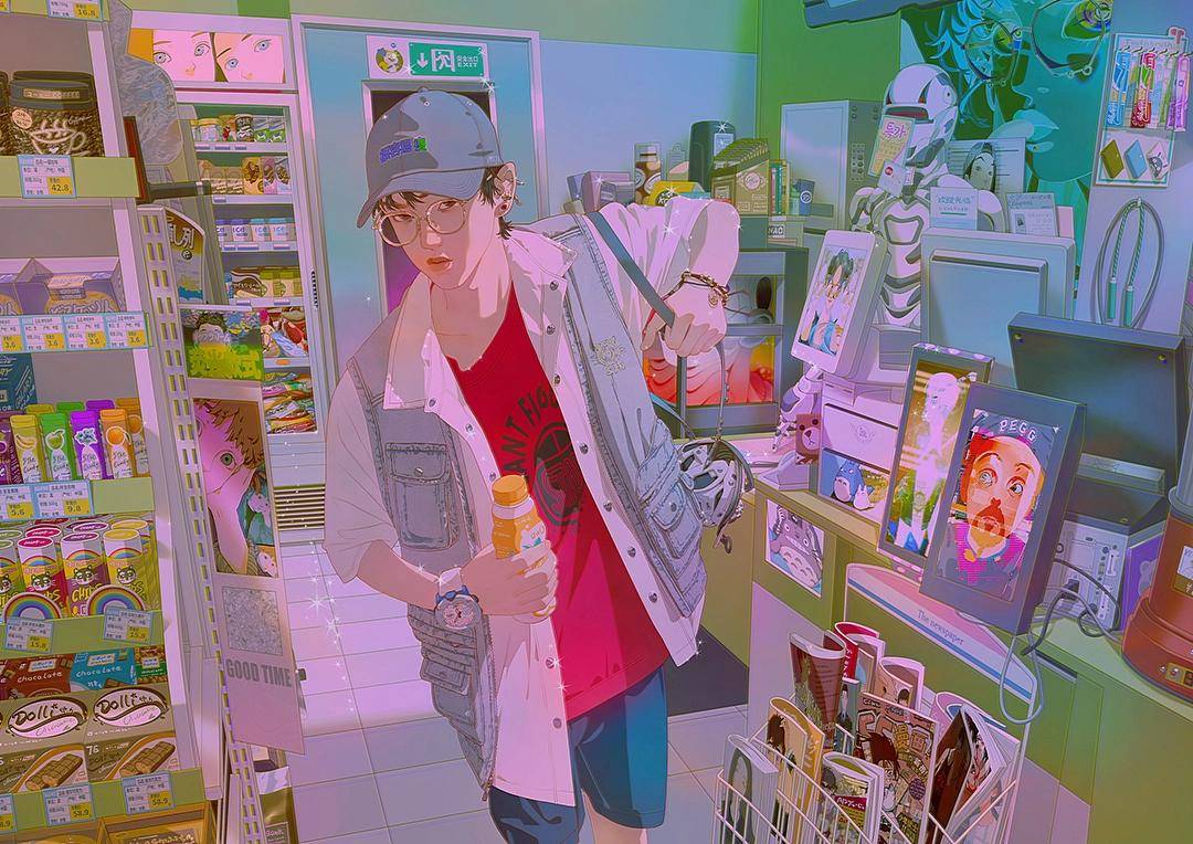 孙无力的66幅插画