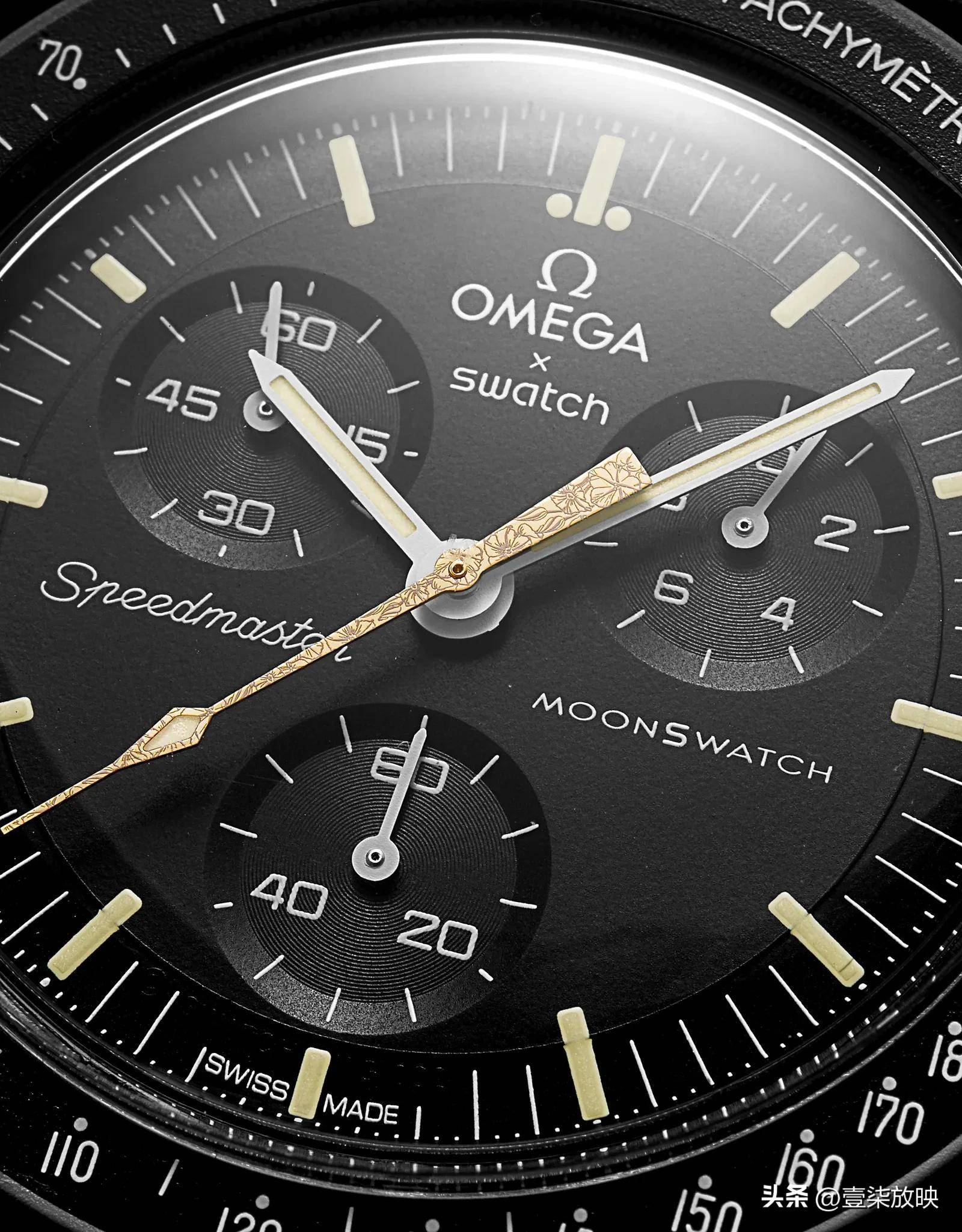 腕表赏鉴omega 月光金指针联名腕表