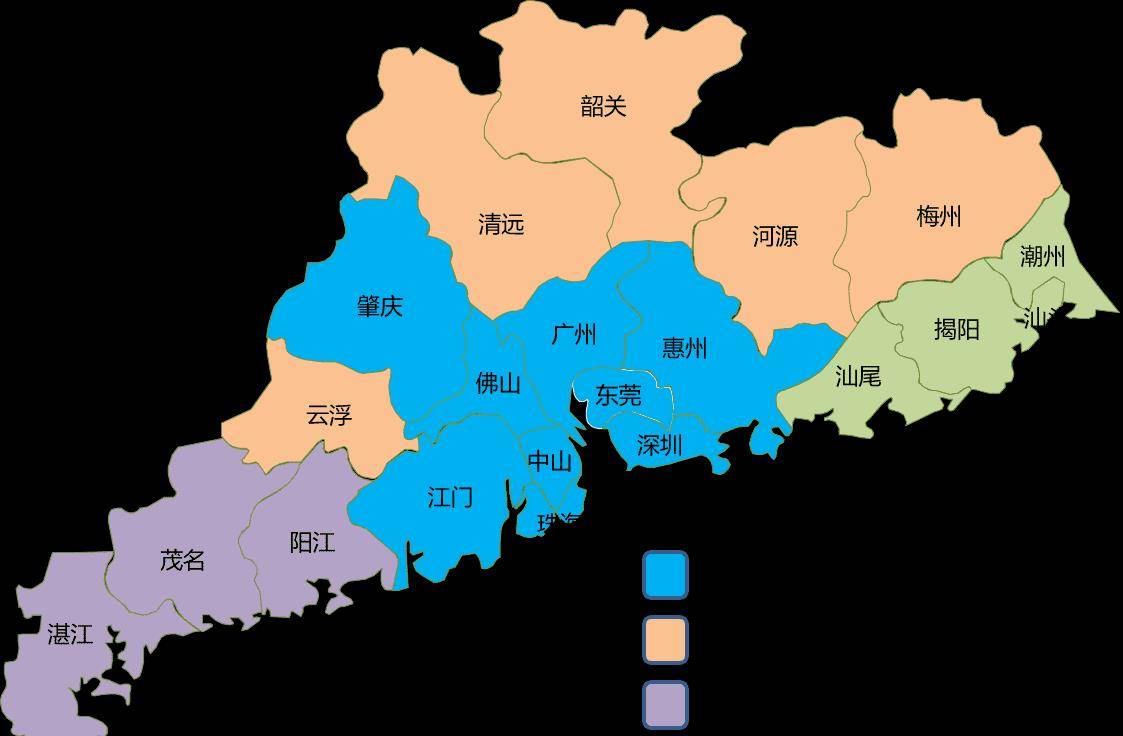 把粤西三市放在广西壮族自治区,它们的gdp分别排到什么位置?