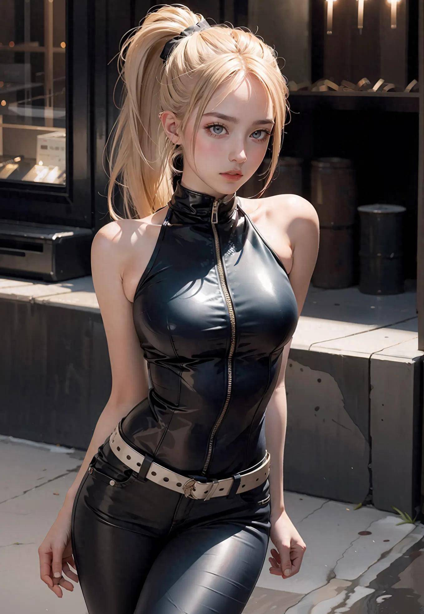 ai绘画|紧身衣的时尚魅力:展现女性的优雅与自信_裤子_运动_连体
