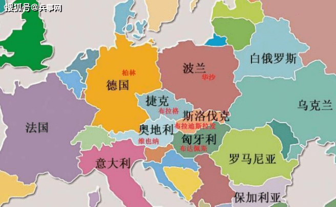 捷克世界地图位置图片