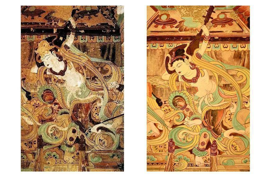 霍启善保护修复文物千年敦煌_壁画_进行_先生