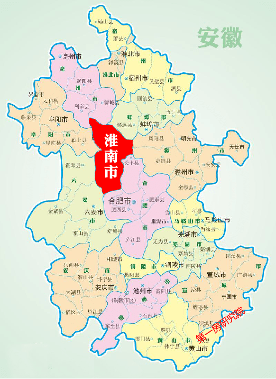 淮南山南地图图片