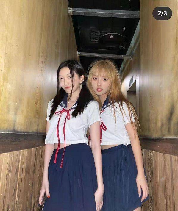 花几百万做三次手术的李嫣,穿jk水手服依然要面对网友的"丑"字_王菲怀