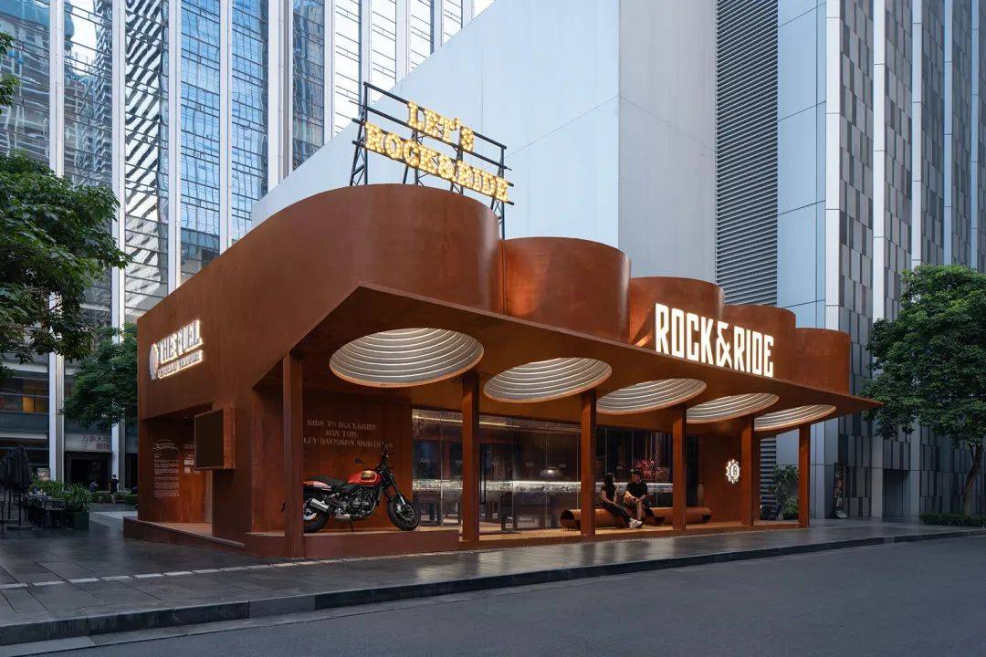 wbs里外工作室丨庞"燃"大物,rock&ride深圳万象天地快闪店_建筑_城市